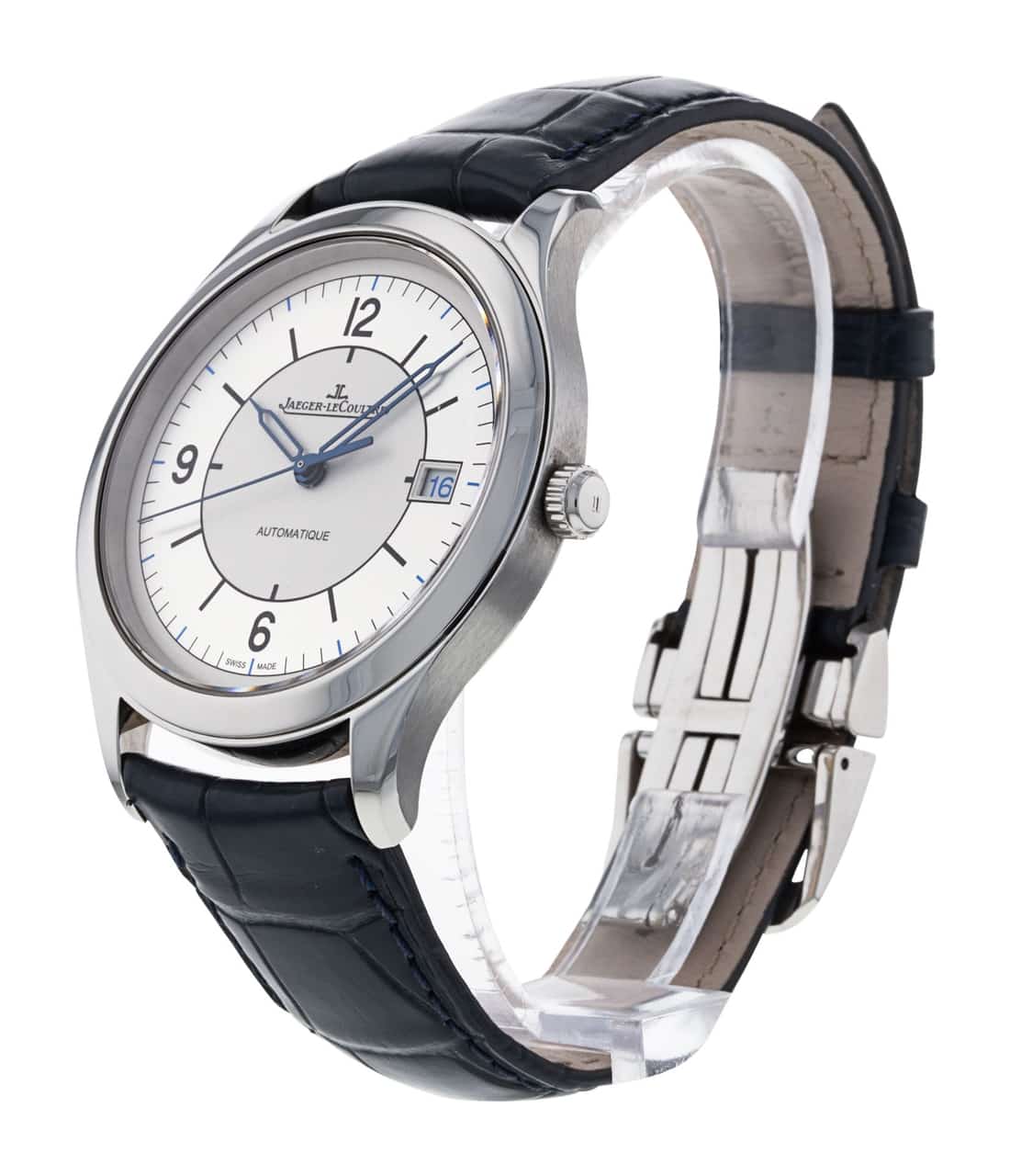 Jaeger LeCoultre Master Control Silver Quarter Arabic Dial